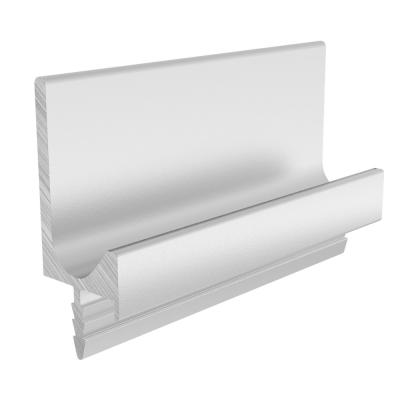 Профиль-ручка врезная L для кухонных баз JERKY хром матовый 5 м